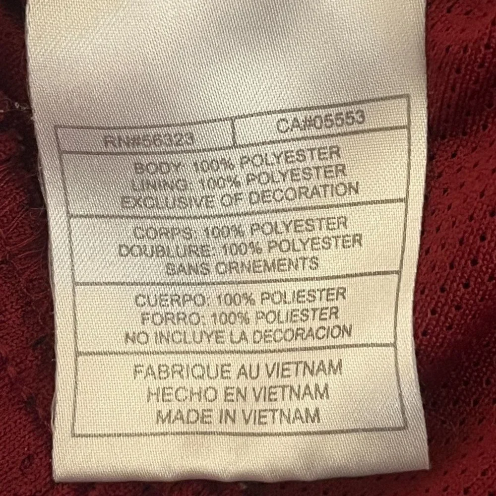 VINTAGE‎ Nike Shorts Mens L Red Athletic Running Pants Y2K Swoosh - Picture 8 of 9